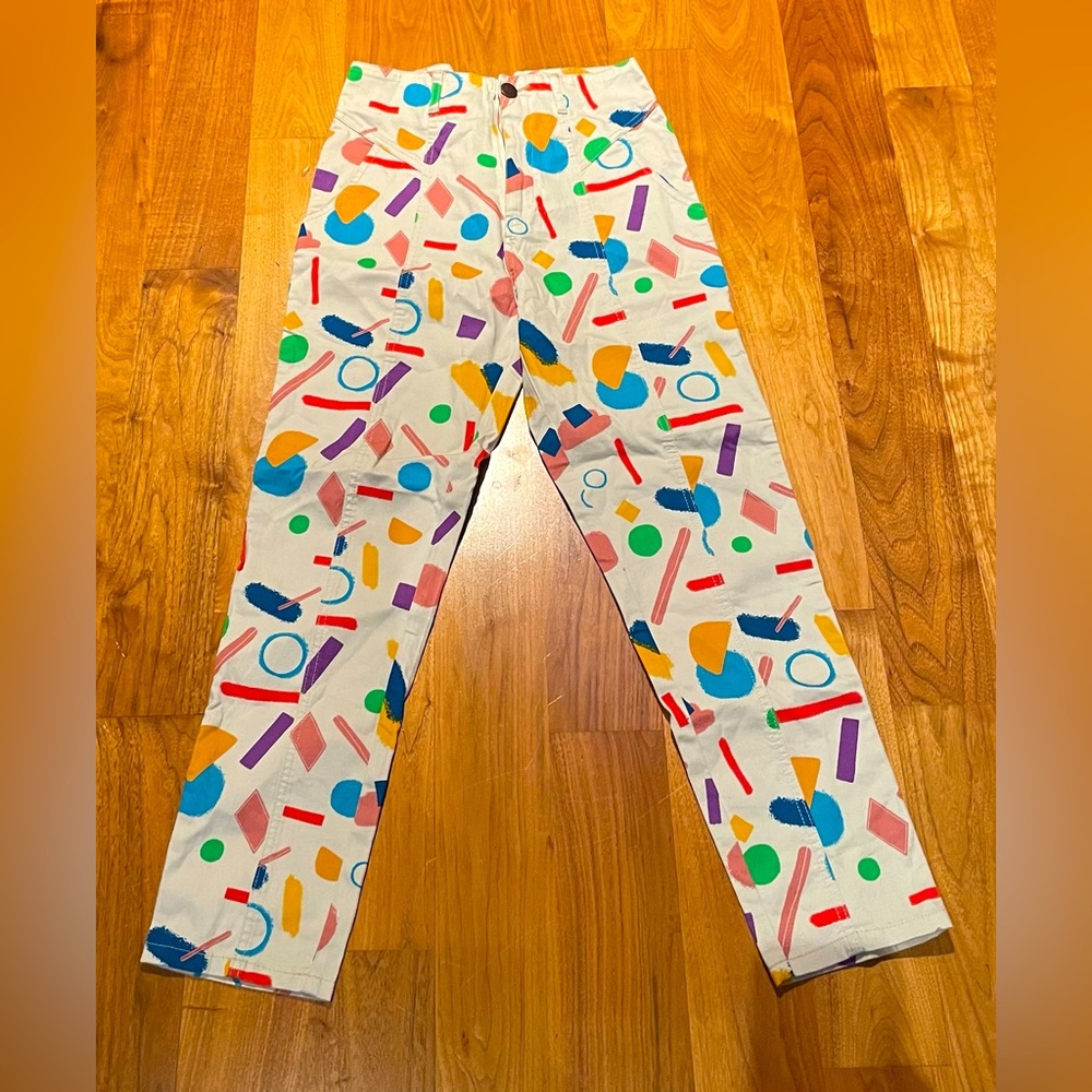Lucy & Yak Camden Organic Cotton High Waisted Limited Edition Luzon Print Pants